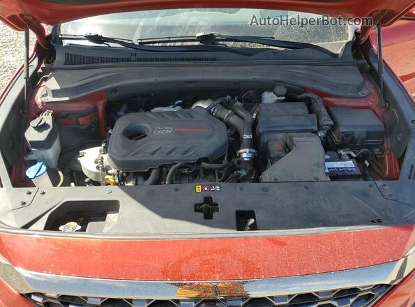 5NMS5CAA5LH218829 2020 HYUNDAI SANTA Red Սալոնի հետևի տեսք