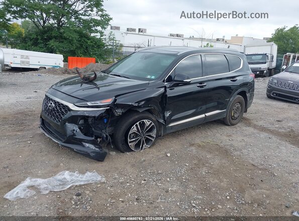 5NMS5CAA5LH227997 2020 HYUNDAI SANTA FE Черный Передняя левая четверть