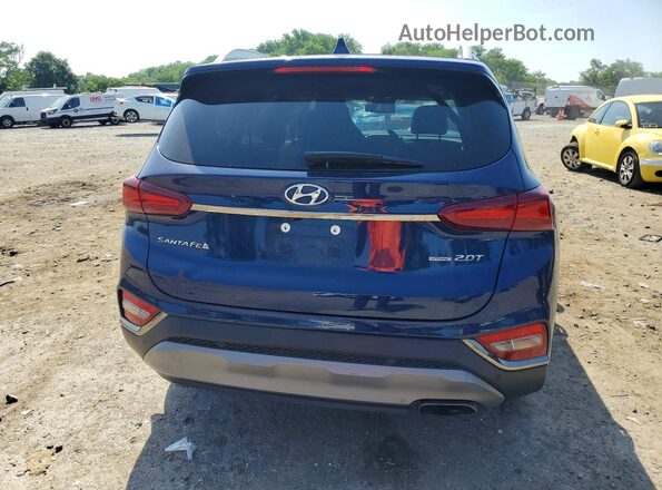 5NMS5CAA6LH226552 2020 HYUNDAI SANTA Blue Հետևի տեսք