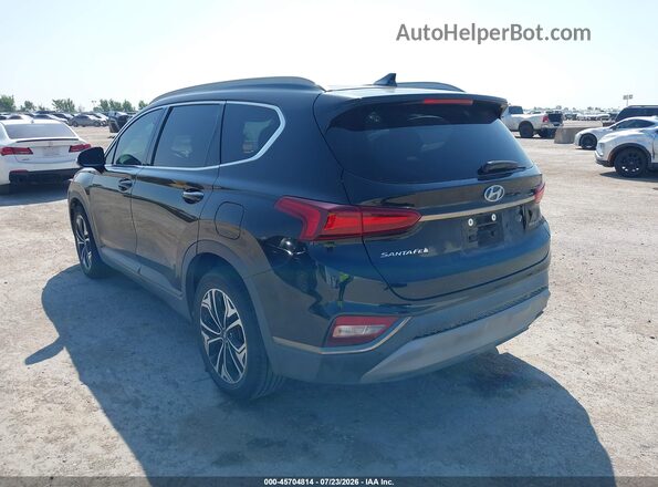 5NMS5CAA7KH029517 2019 HYUNDAI SANTA FE Черный Задняя левая четверть