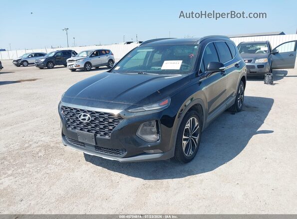5NMS5CAA7KH029517 2019 HYUNDAI SANTA FE Черный Передняя левая четверть