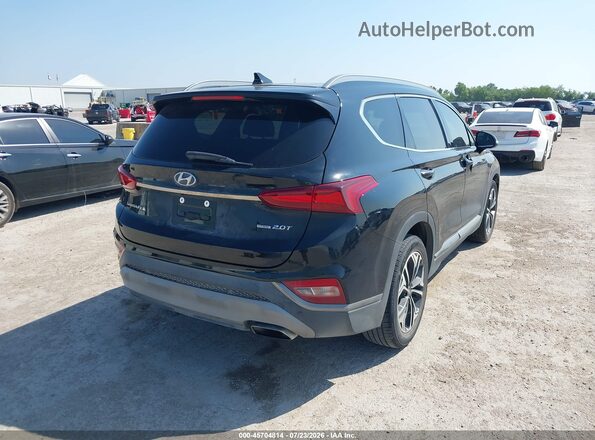 5NMS5CAA7KH029517 2019 HYUNDAI SANTA FE Черный Задняя правая четверть