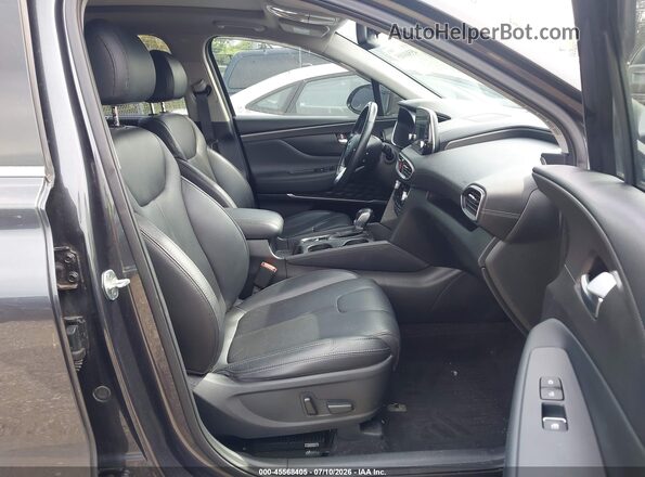 5NMS5CAA7LH300724 2020 HYUNDAI SANTA FE Dark Blue Widok wnętrza z przodu