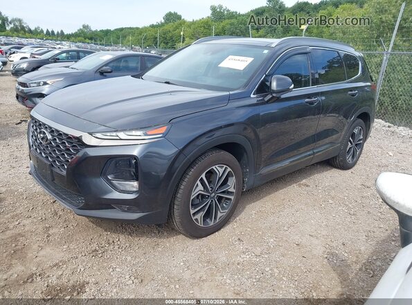5NMS5CAA7LH300724 2020 HYUNDAI SANTA FE Dark Blue Przód lewy
