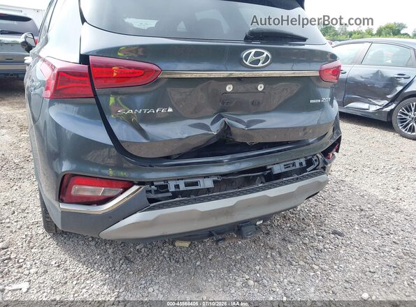 5NMS5CAA7LH300724 2020 HYUNDAI SANTA FE Dark Blue Widok z przodu