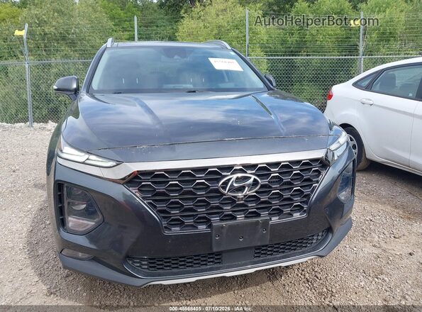 5NMS5CAA7LH300724 2020 HYUNDAI SANTA FE Dark Blue Widok zestawu wskaźników