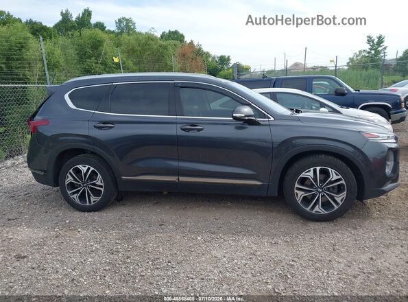 5NMS5CAA7LH300724 2020 HYUNDAI SANTA FE Dark Blue Widok wnętrza z tyłu