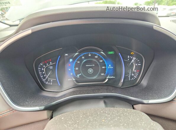 5NMS5CAA8LH241280 2020 HYUNDAI SANTA Black Вид щитка приладів