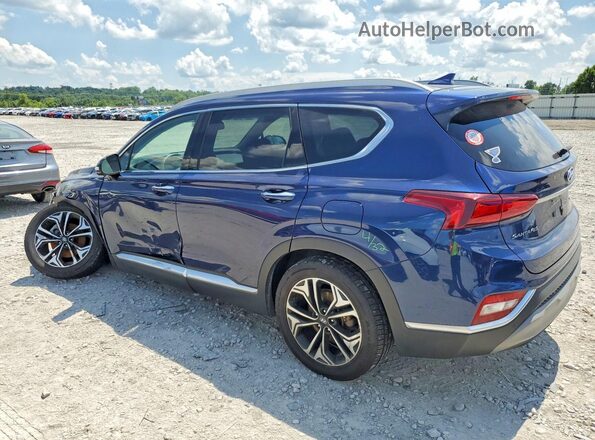 5NMS5CAAXKH049101 2019 HYUNDAI SANTA Blue Rear left
