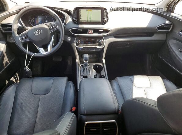 5NMS5CAAXKH049101 2019 HYUNDAI SANTA Blue Dashboard view