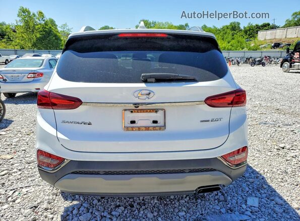 5NMS5CAAXLH158210 2020 HYUNDAI SANTA White Rear view