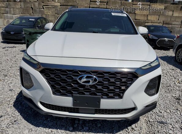 5NMS5CAAXLH158210 2020 HYUNDAI SANTA White Front view