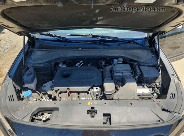 5NMS5CAD0LH302003 2020 HYUNDAI SANTA Black ძრავის განყოფილების ხედი