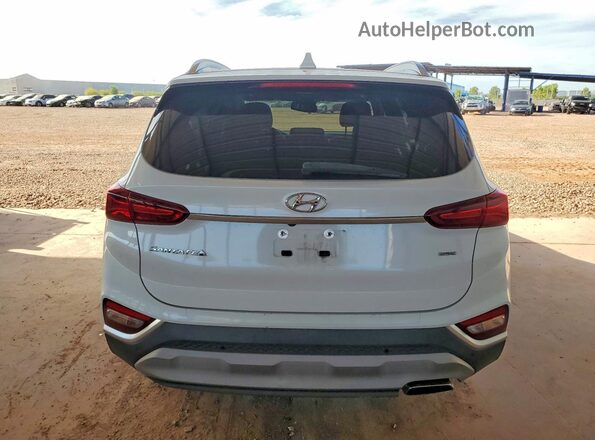 5NMS5CAD3KH081253 2019 HYUNDAI SANTA White Հետևի տեսք