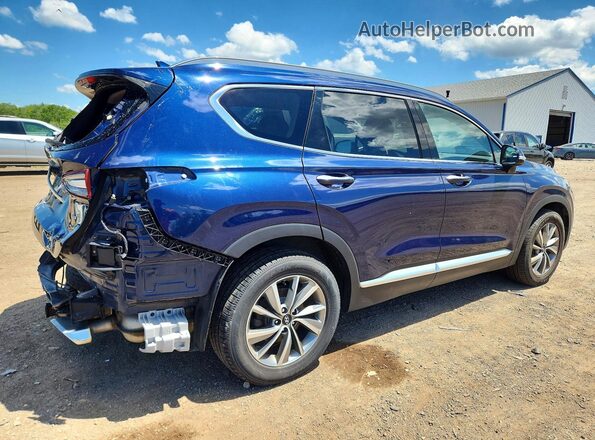 5NMS5CAD7KH102282 2019 HYUNDAI SANTA Blue Հետևի աջ