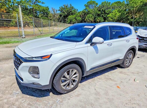 5NMS5CAD7LH290187 2020 HYUNDAI SANTA White Հետևի ձախ