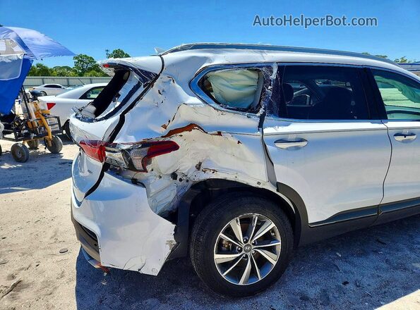 5NMS5CAD7LH290187 2020 HYUNDAI SANTA White Սարքավորումների վահանակի տեսք