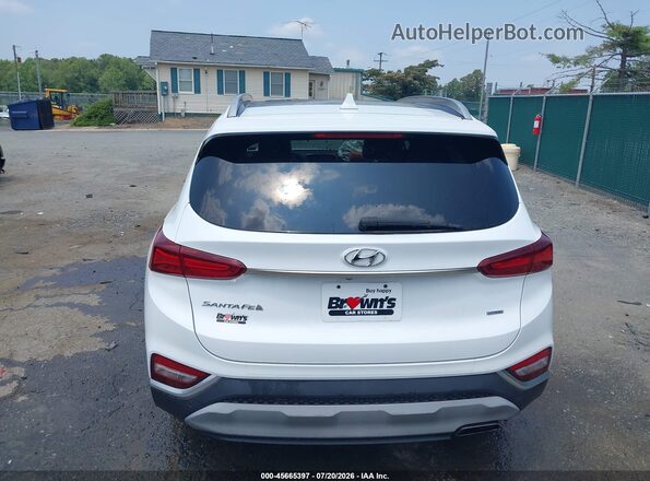 5NMS5CAD8KH005043 2019 HYUNDAI SANTA FE White 