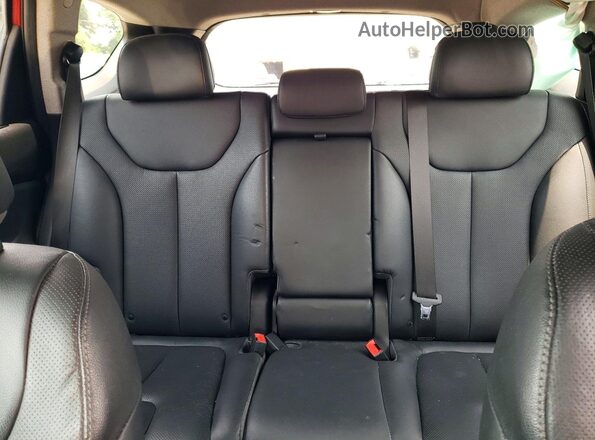 5NMS5CAD8KH070040 2019 HYUNDAI SANTA Orange Rear seats view