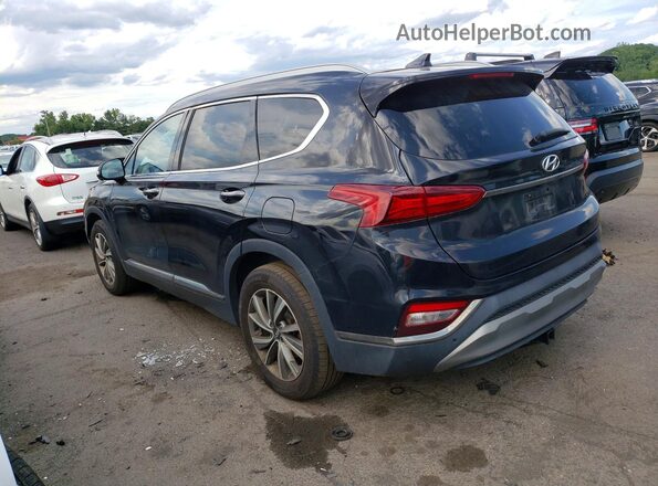 5NMS5CAD8LH277738 2020 HYUNDAI SANTA Black უკანა მარცხენა