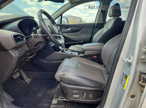 5NMS5CADXLH142289 2020 HYUNDAI SANTA Silver Widok wnętrza z przodu