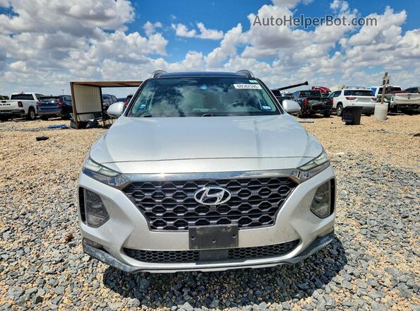 5NMS5CADXLH142289 2020 HYUNDAI SANTA Silver Widok z przodu