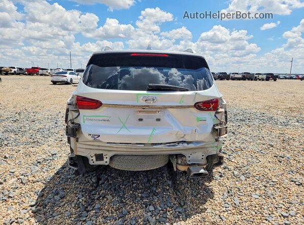 5NMS5CADXLH142289 2020 HYUNDAI SANTA Silver Widok z tyłu