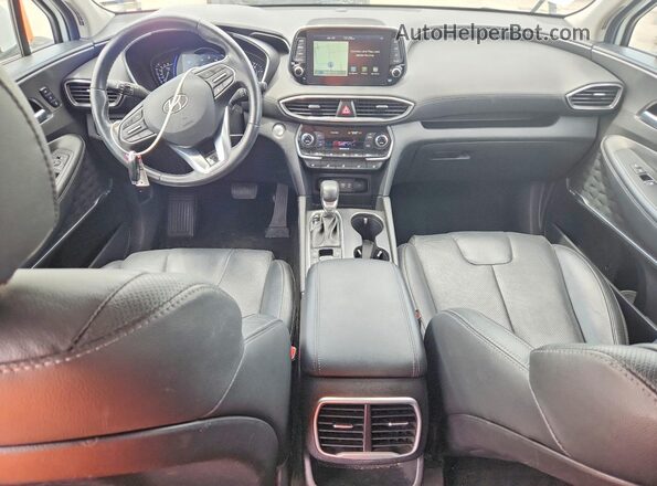 5NMS5CADXLH295321 2020 HYUNDAI SANTA White წინა პანელის ხედი