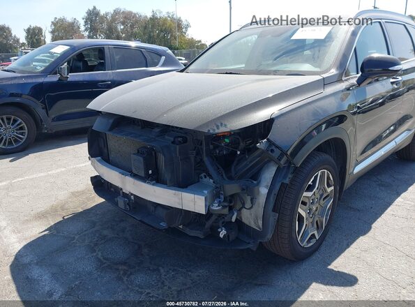 5NMS5DA11PH007798 2023 HYUNDAI SANTA FE HYBRID Black Widok z przodu