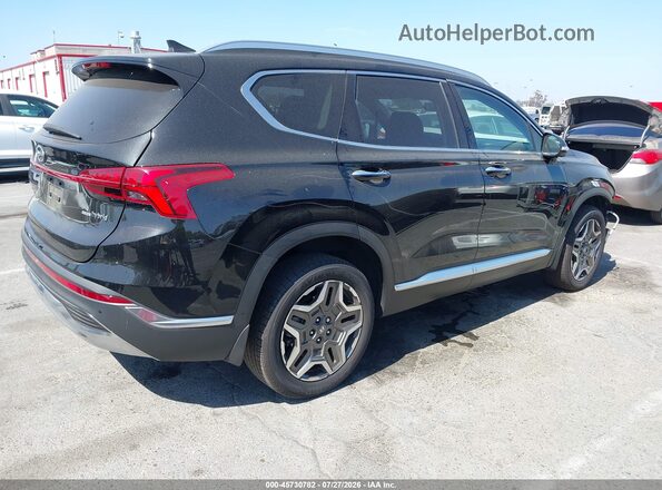 5NMS5DA11PH007798 2023 HYUNDAI SANTA FE HYBRID Black Tył prawy