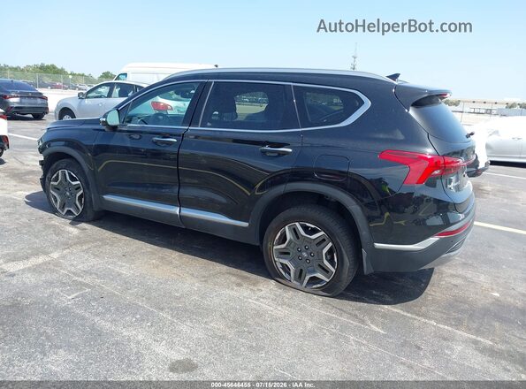 5NMS5DA13PH006880 2023 HYUNDAI SANTA FE HYBRID Black Задня ліва чверть