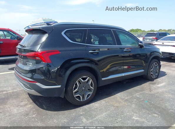 5NMS5DA13PH006880 2023 HYUNDAI SANTA FE HYBRID Black Задня права чверть