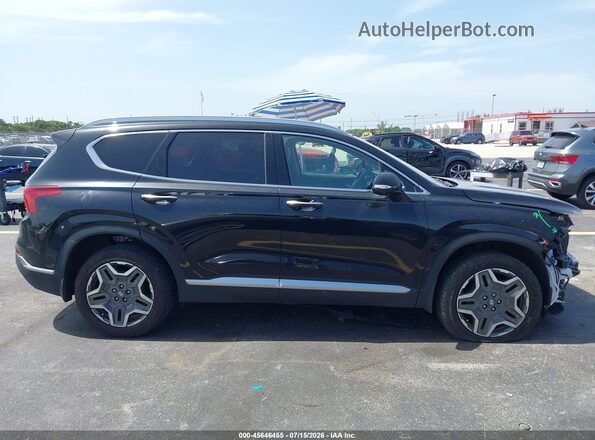 5NMS5DA13PH006880 2023 HYUNDAI SANTA FE HYBRID Black Панорамний вид салону 360°