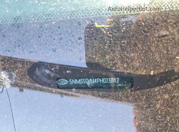 5NMS5DA14PH023882 2023 HYUNDAI SANTA Черный Вид подкапотного пространства
