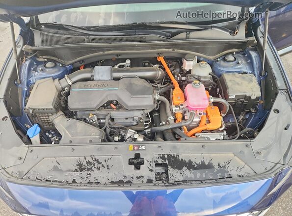 5NMS5DA17PH012519 2023 HYUNDAI SANTA Blue Սալոնի հետևի տեսք