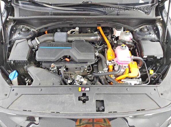 5NMS5DA1XPH015768 2023 HYUNDAI SANTA Black ძრავის განყოფილების ხედი