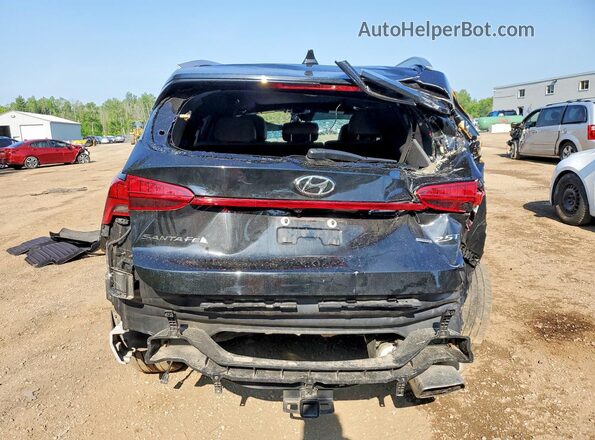 5NMS5DAL0PH490525 2023 HYUNDAI SANTA Black Rear view