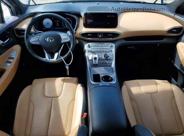 5NMS5DAL2PH653269 2023 HYUNDAI SANTA Charcoal Dashboard view