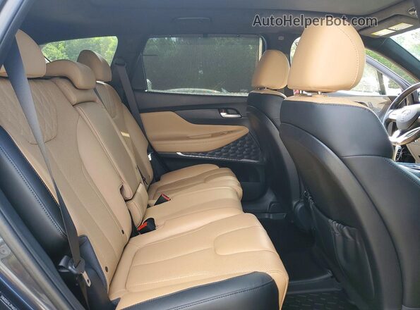 5NMS5DAL2PH653269 2023 HYUNDAI SANTA Charcoal Rear interior view