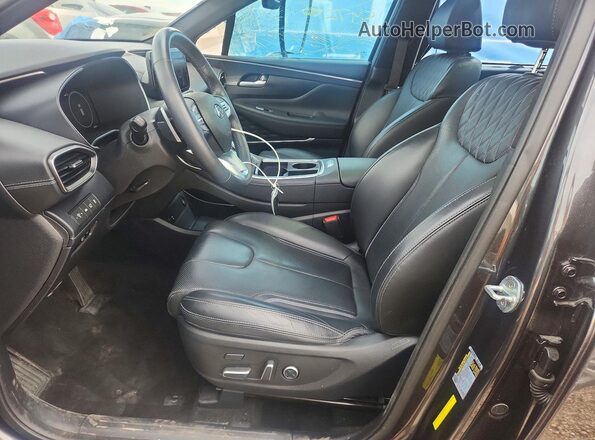 5NMS5DAL3MH337987 2021 HYUNDAI SANTA Gray Vista interior delantera