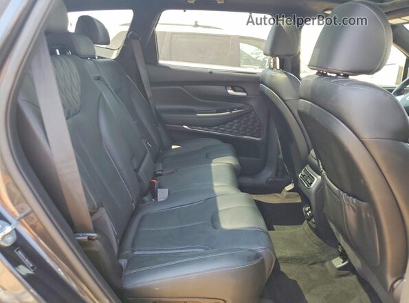 5NMS5DAL3MH337987 2021 HYUNDAI SANTA Gray Vista de los asientos traseros