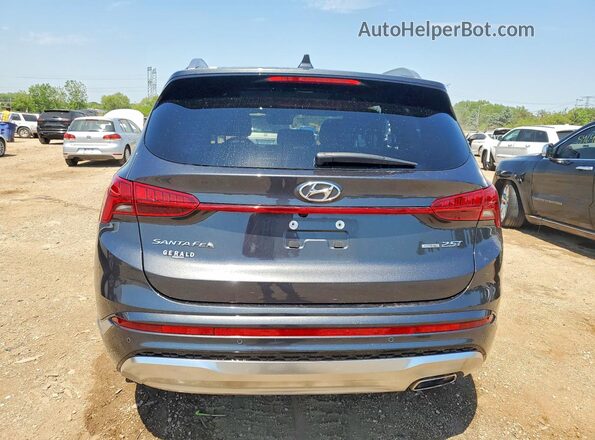5NMS5DAL3MH337987 2021 HYUNDAI SANTA Gray Vista trasera
