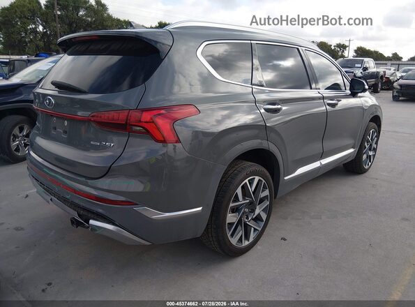 5NMS5DAL4NH420474 2022 HYUNDAI SANTA FE Gray უკანა მარჯვენა