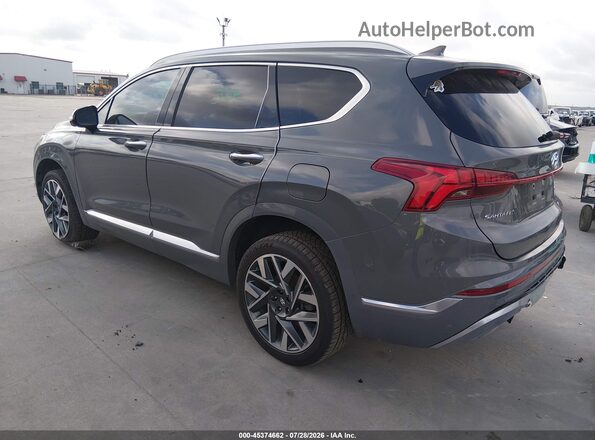 5NMS5DAL4NH420474 2022 HYUNDAI SANTA FE Gray უკანა მარცხენა
