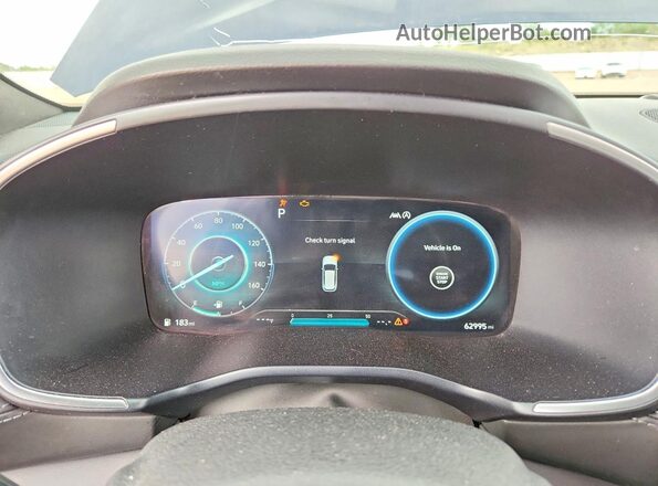 5NMS5DAL5MH363202 2021 HYUNDAI SANTA Blue Սարքավորումների վահանակի տեսք