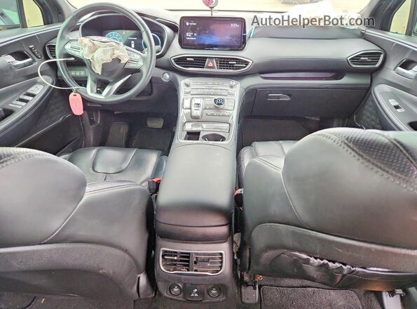 5NMS5DAL5MH363202 2021 HYUNDAI SANTA Blue Առջևի վահանակի տեսք
