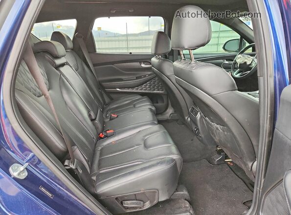 5NMS5DAL5MH363202 2021 HYUNDAI SANTA Blue Հետևի նստատեղերի տեսք