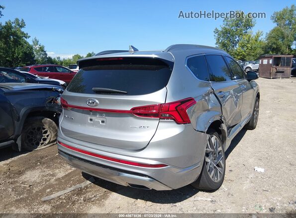 5NMS5DAL5PH573836 2023 HYUNDAI SANTA FE Серебряный Задняя правая четверть
