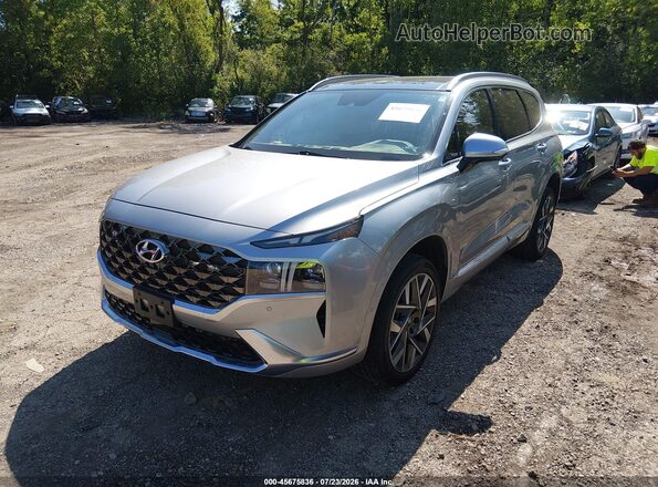 5NMS5DAL5PH573836 2023 HYUNDAI SANTA FE Серебряный Передняя левая четверть