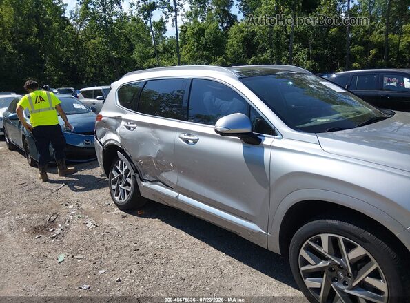 5NMS5DAL5PH573836 2023 HYUNDAI SANTA FE Серебряный Вид задней части салона